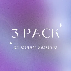3-Pack - 25 Minute Sessions Concession