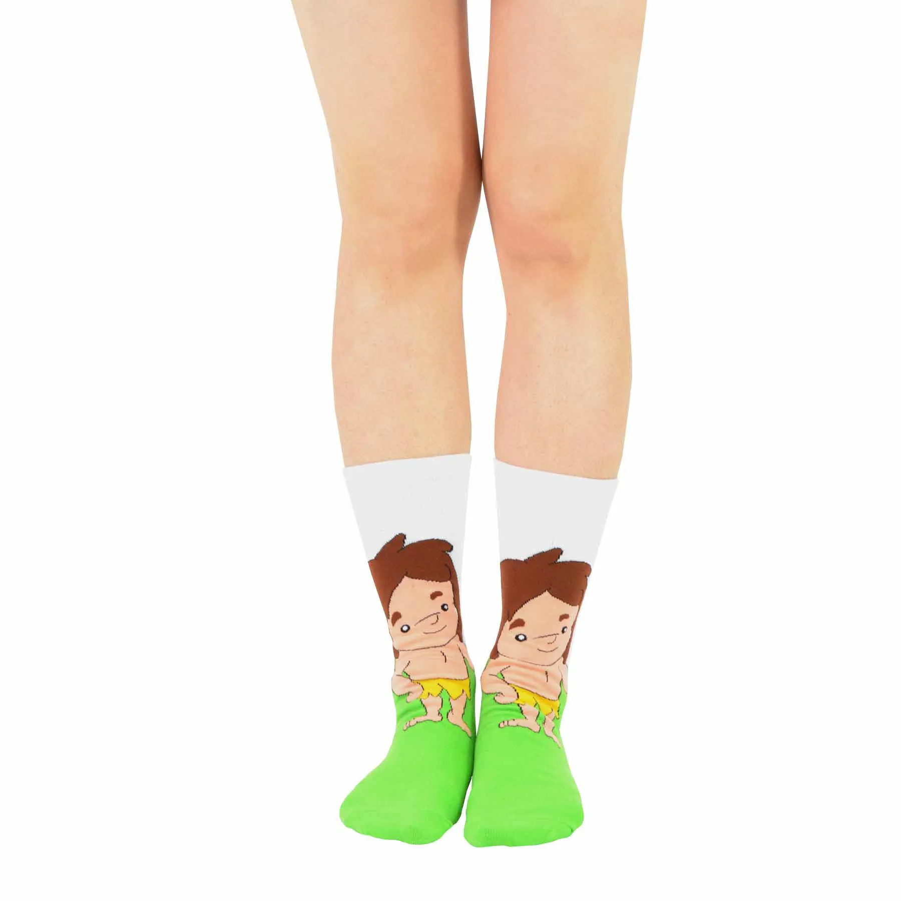 3 Pair Safari Animal Crew Socks