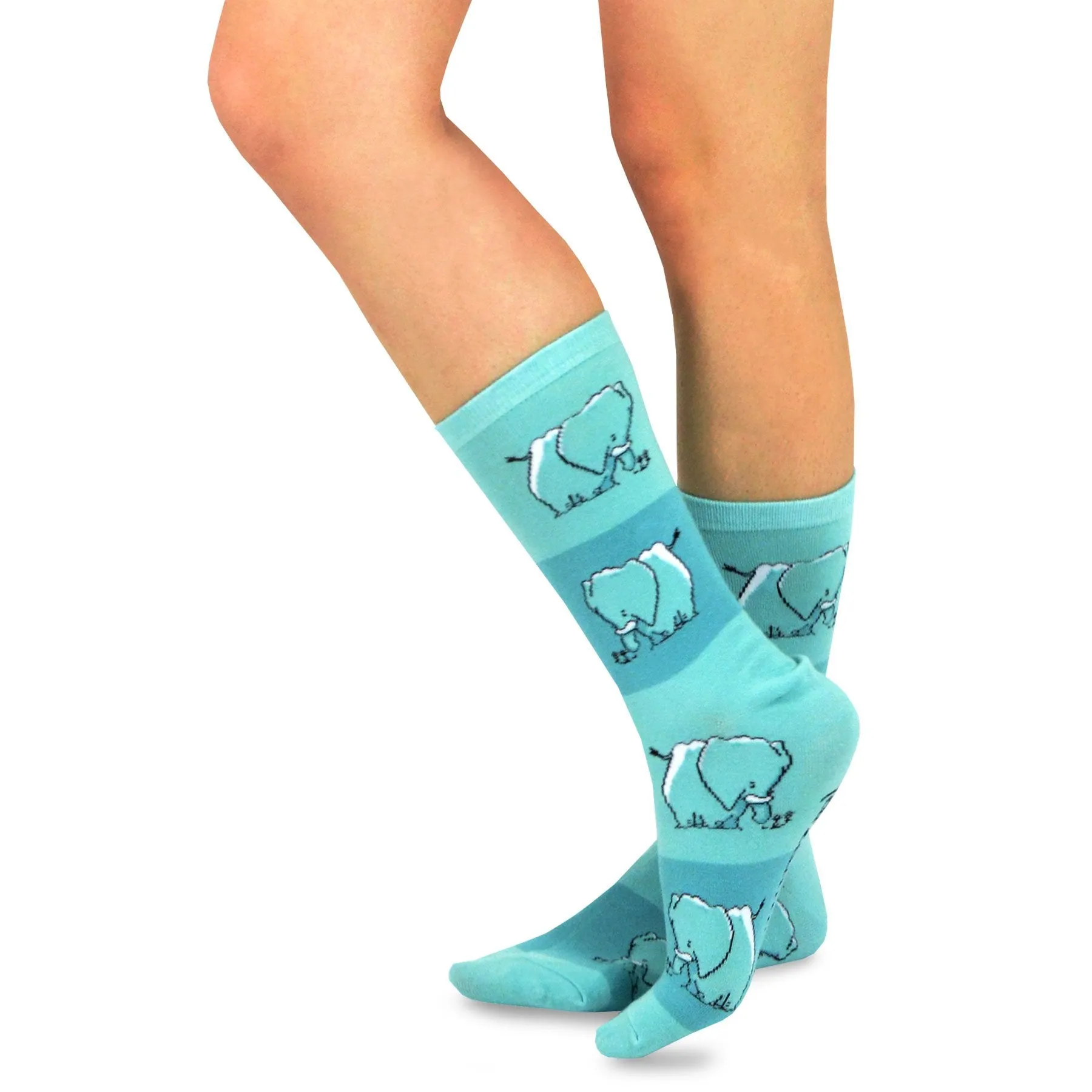 3 Pair Safari Animal Crew Socks
