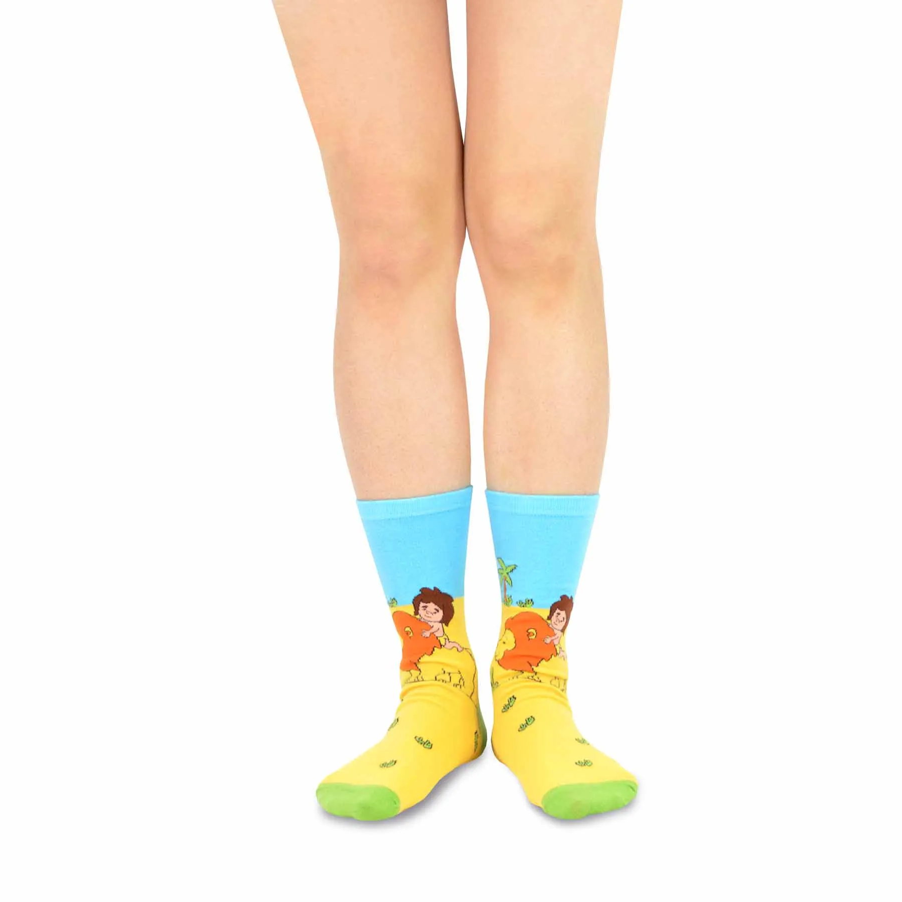 3 Pair Safari Animal Crew Socks