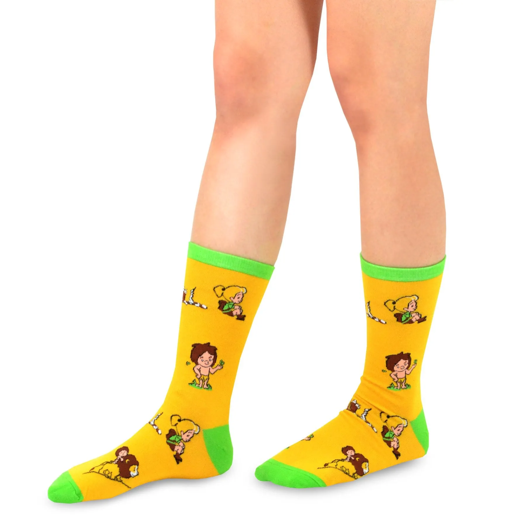 3 Pair Safari Animal Crew Socks