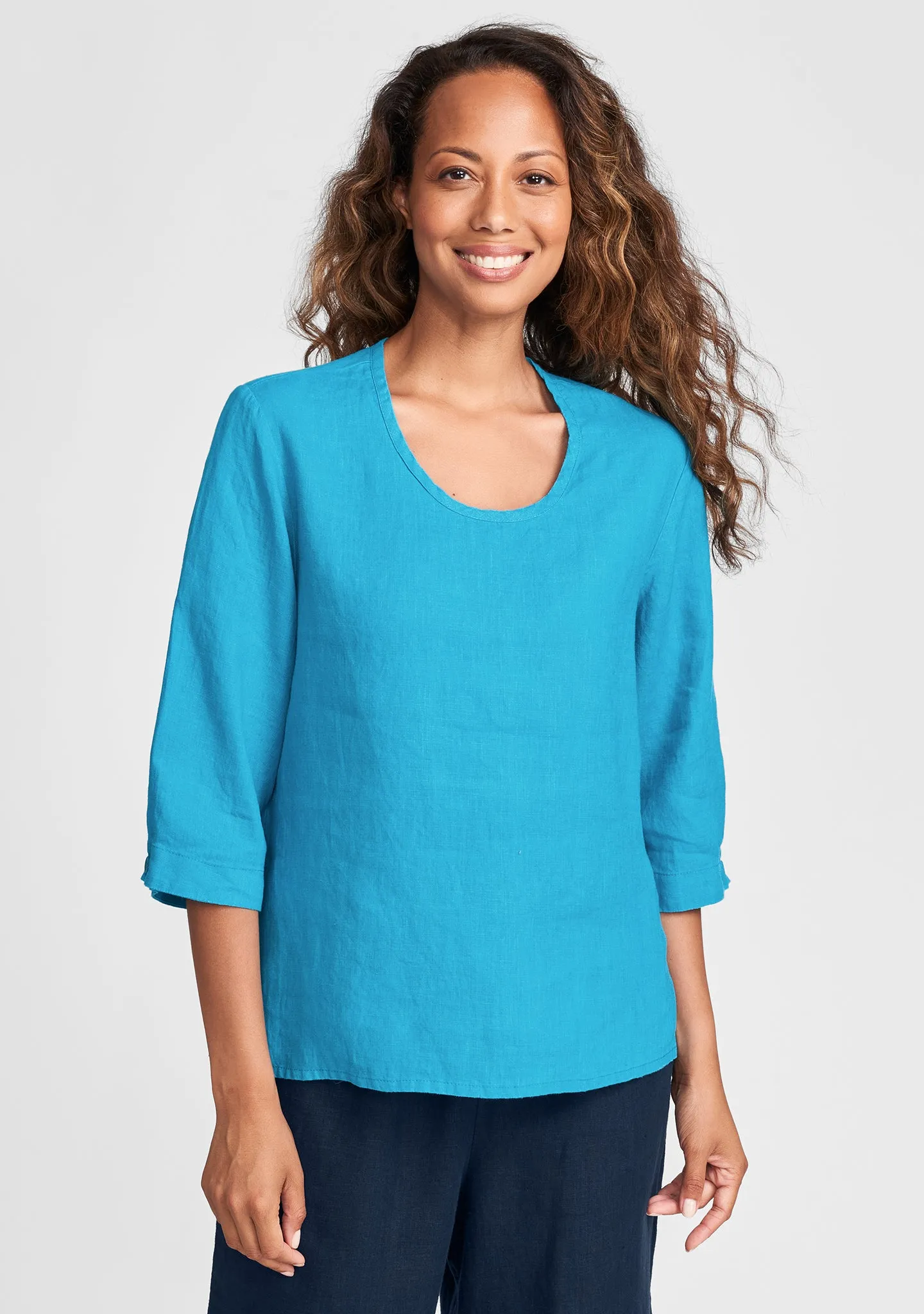 3/4 Pullover - Linen Shirt - FINAL SALE