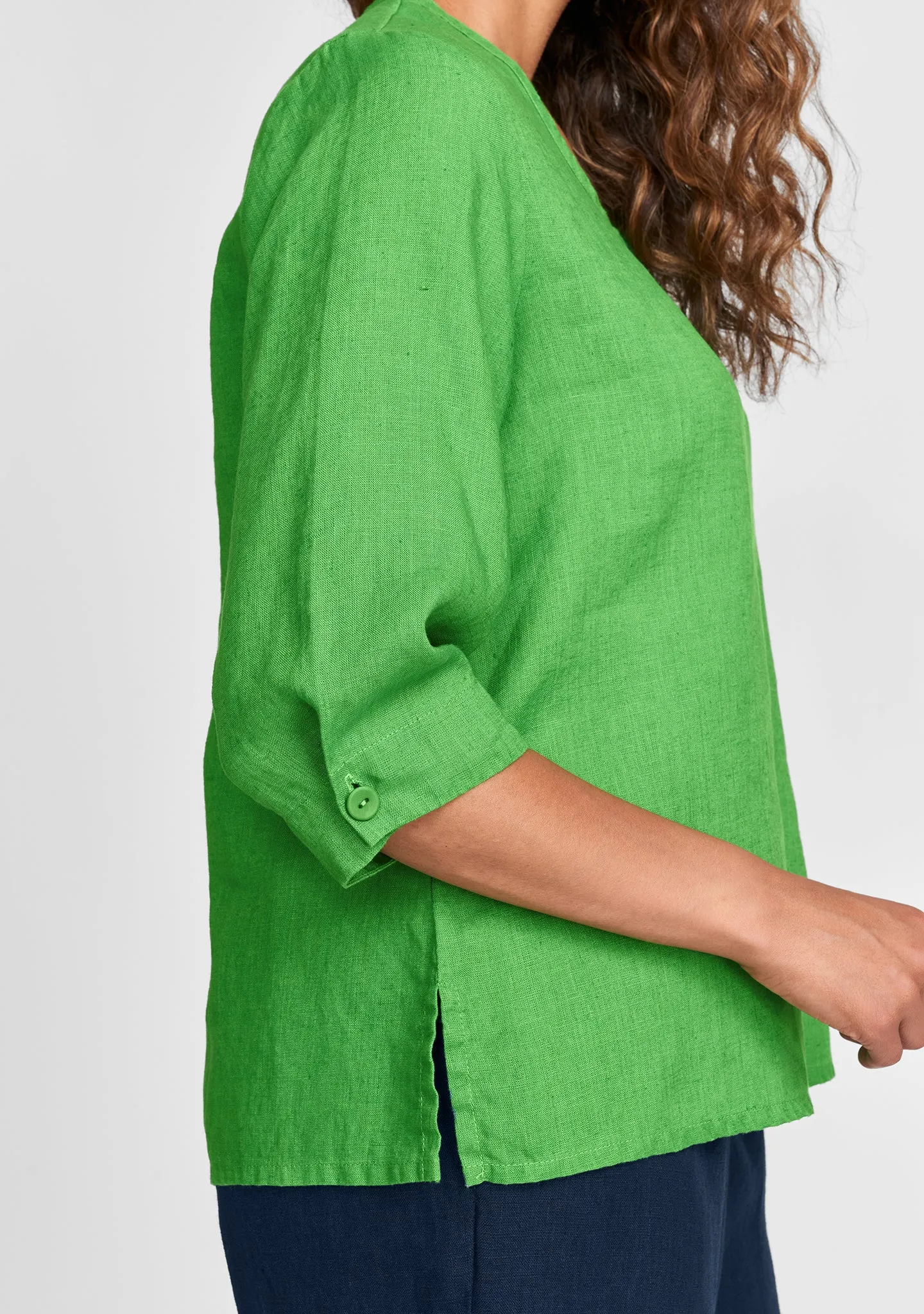 3/4 Pullover - Linen Shirt - FINAL SALE