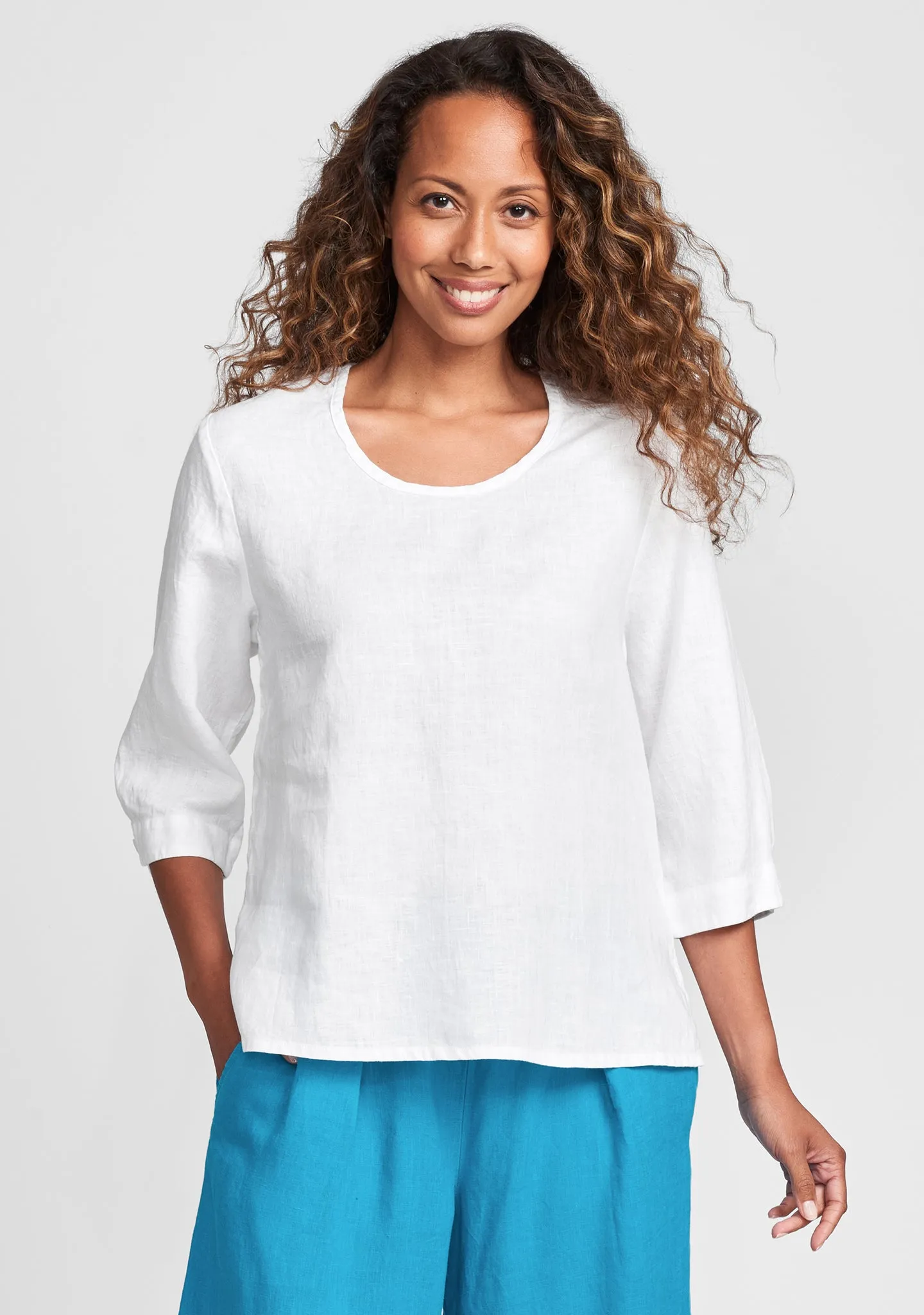 3/4 Pullover - Linen Shirt - FINAL SALE