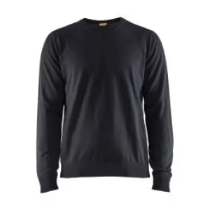 3590-1073&#x20;Work&#x20;Sweater&#x20;Wool&#x20;-&#x20;Bl&#xE5;kl&#xE4;der