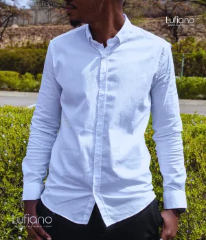 37922 Long Sleeve Shirt: White