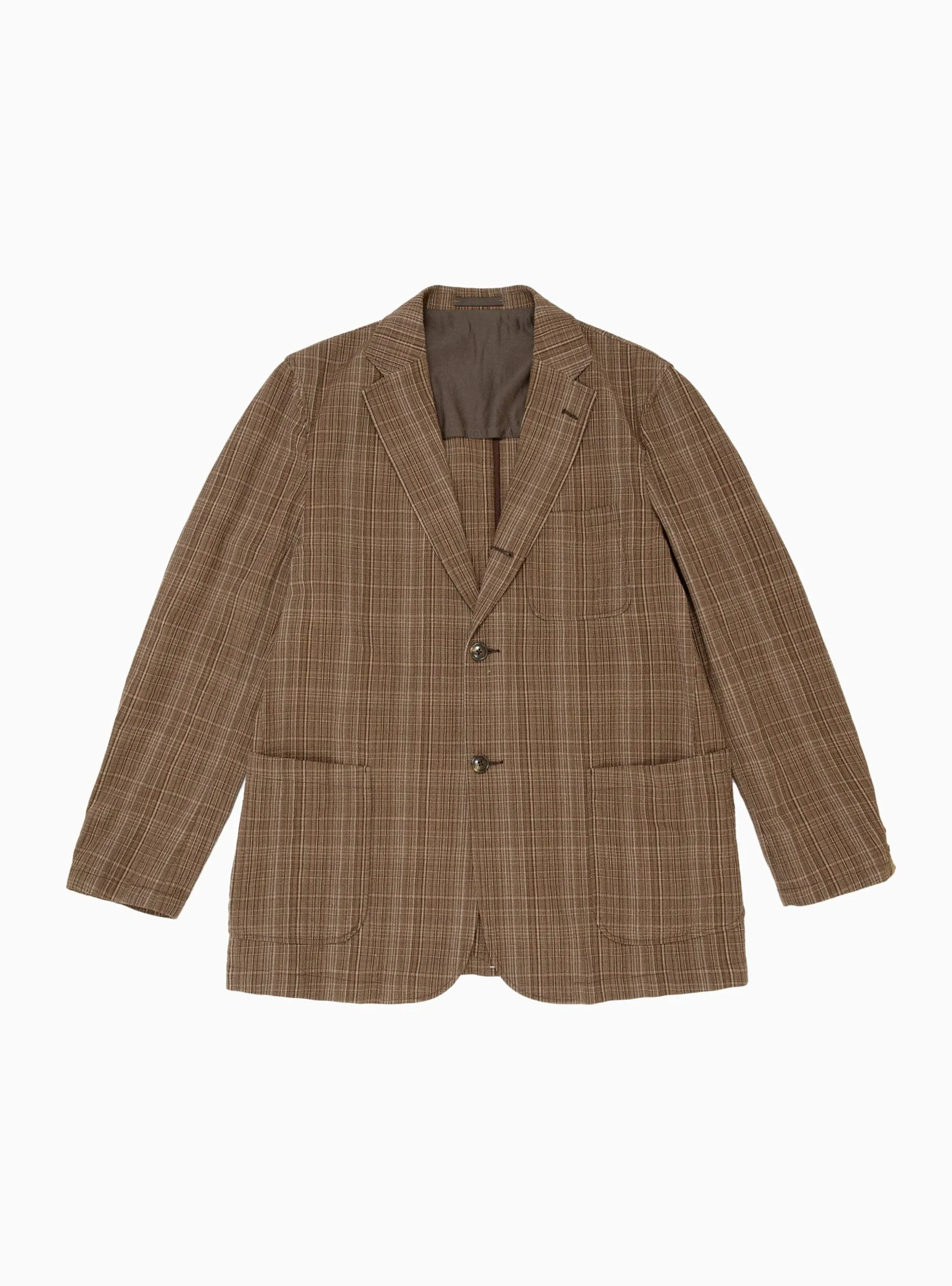 3B Comfort Jacket Brown Check