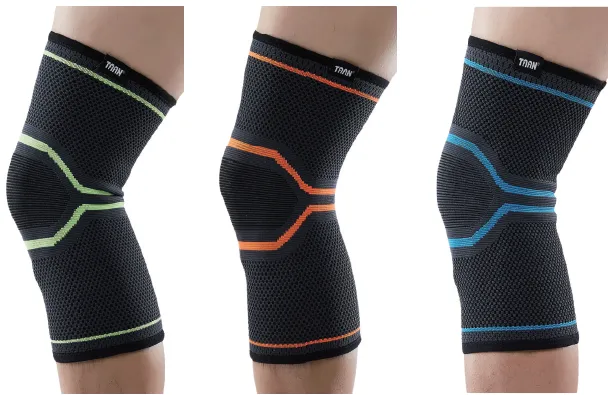 3D knee support TP8306 Black Blue