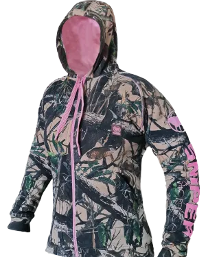 3D/PINK LADIES REACTOR FLEECE HOODY