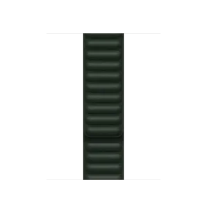 41mm Sequoia Green Leather Link - S/M