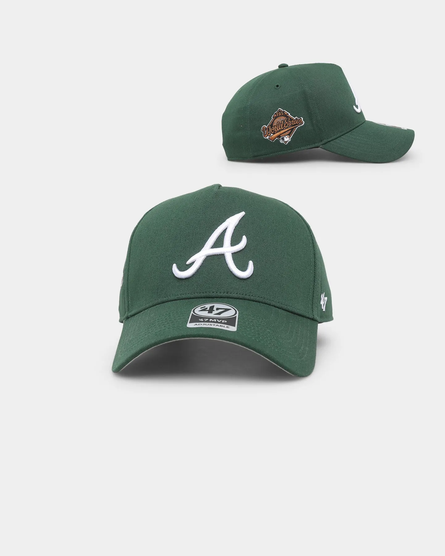 47 Brand Atlanta Braves Sure Shot 47 MVP DT Snapback Dark Green/Grey
