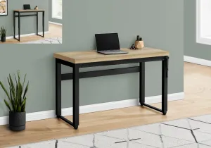 47" Adjustable Height Natural Home Office Desk