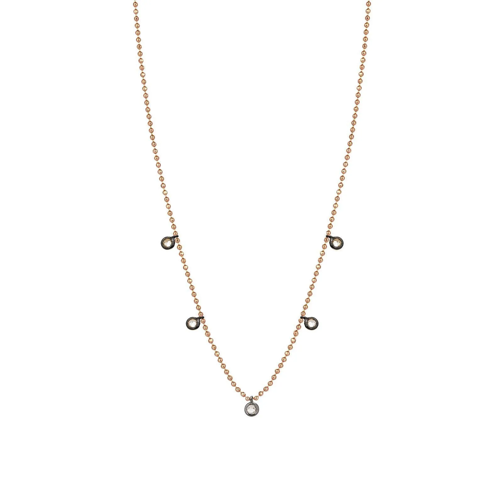 5 Solitaires Necklace