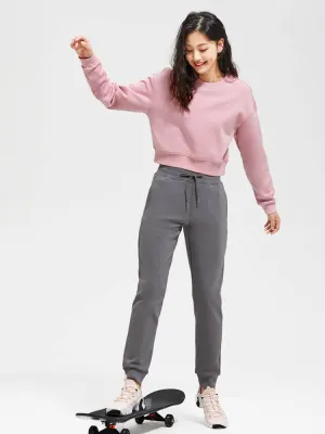 フリース素材あったか着痩せパンツ