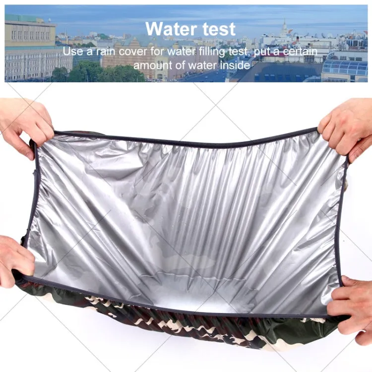 55-60L Adjustable Waterproof Dustproof Backpack  Rain Cover Portable Ultralight Protective Cover(Green)