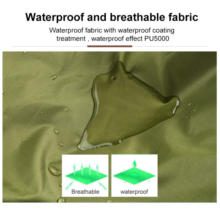 55-60L Adjustable Waterproof Dustproof Backpack  Rain Cover Portable Ultralight Protective Cover(Green)