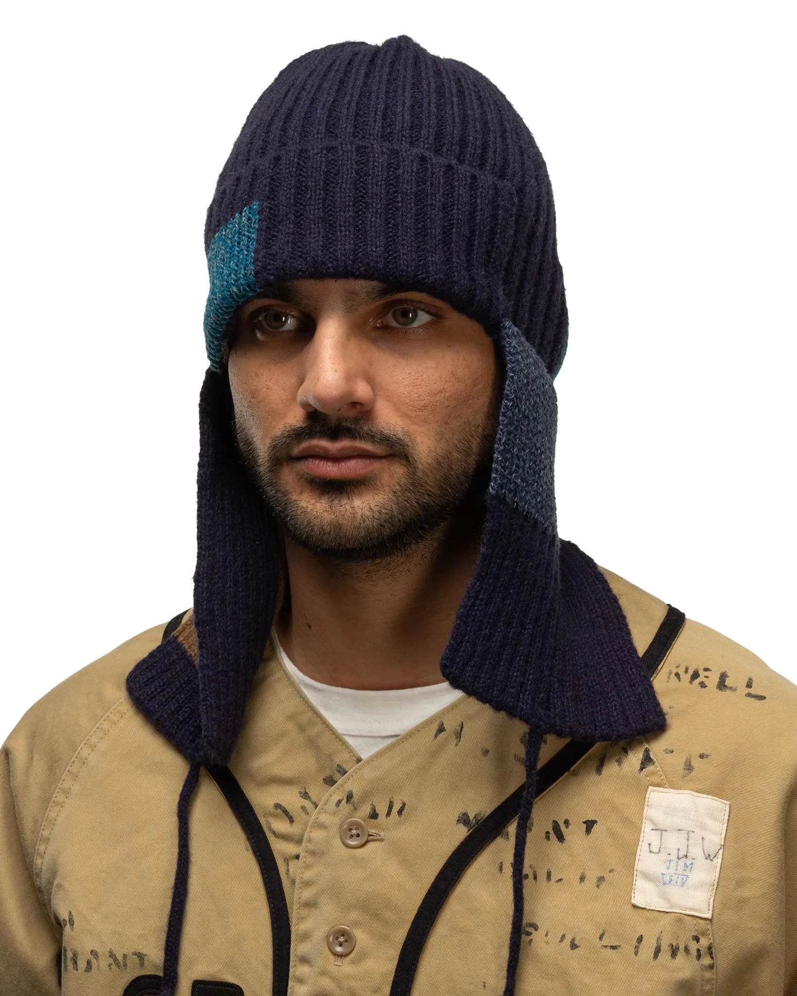 5G Wool TUGIHAGI GALE Cap Short Navy