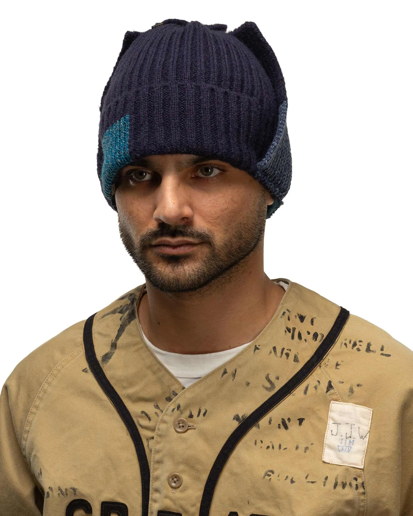 5G Wool TUGIHAGI GALE Cap Short Navy