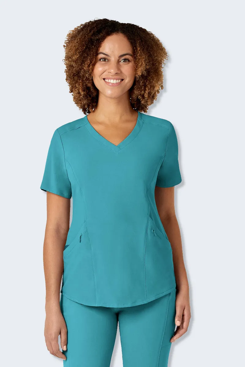 6134 WonderWink Renew Women's V-Neck Scrub Top