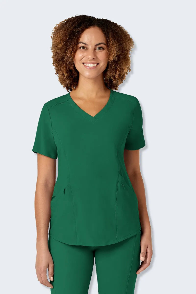 6134 WonderWink Renew Women's V-Neck Scrub Top