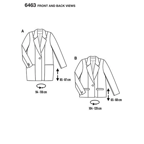 6463 Womens Blazer