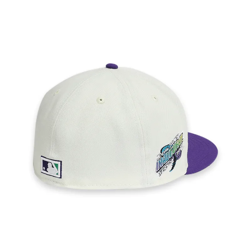 [70665623] Tampa Bay Rays '98 Inaugural White 59FIFTY Men's Fitted Hat