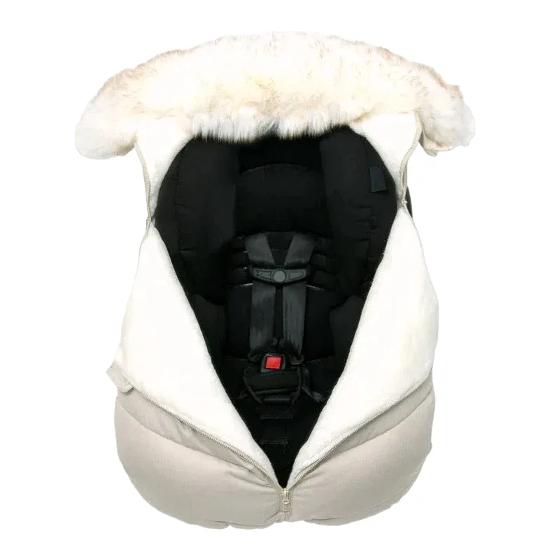 7AM Enfant Faux Fur Car Seat Cocoon