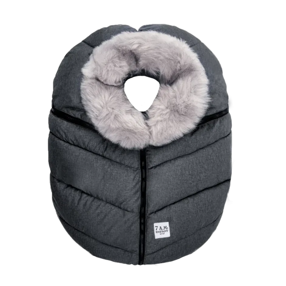 7AM Enfant Faux Fur Car Seat Cocoon
