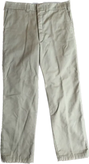80s Flannel Lined Khaki Work Pants NWOT    W36