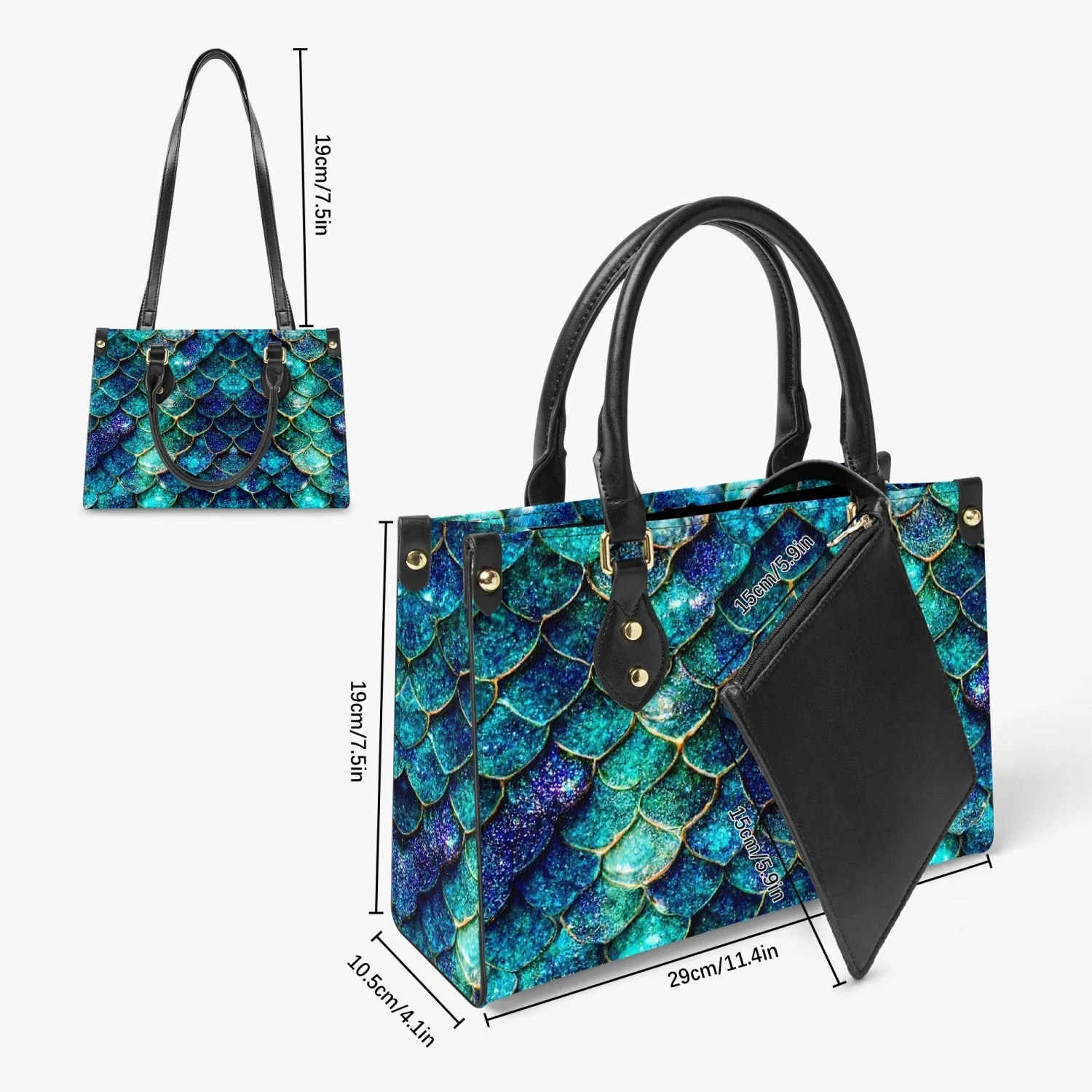 876. Tote Bag - Long Strap and Inner Bag
