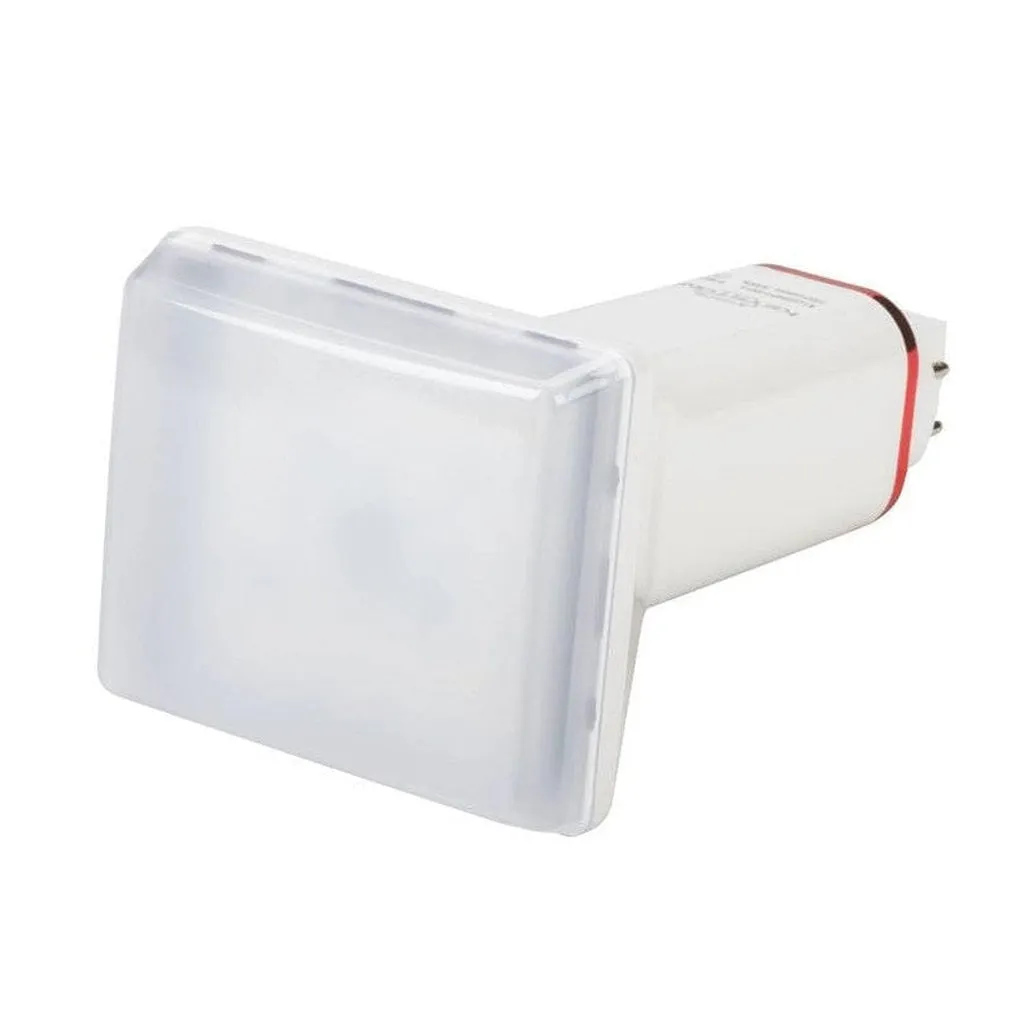 9W LED 4-Pin Compact Lamp - Vertical Orientation - Ballast Compatible - G24q Base - 2700K - 6-Pack