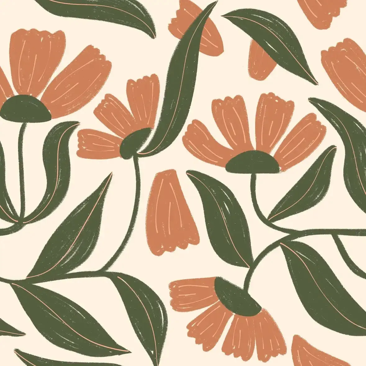 A Floral Pattern Wall Art