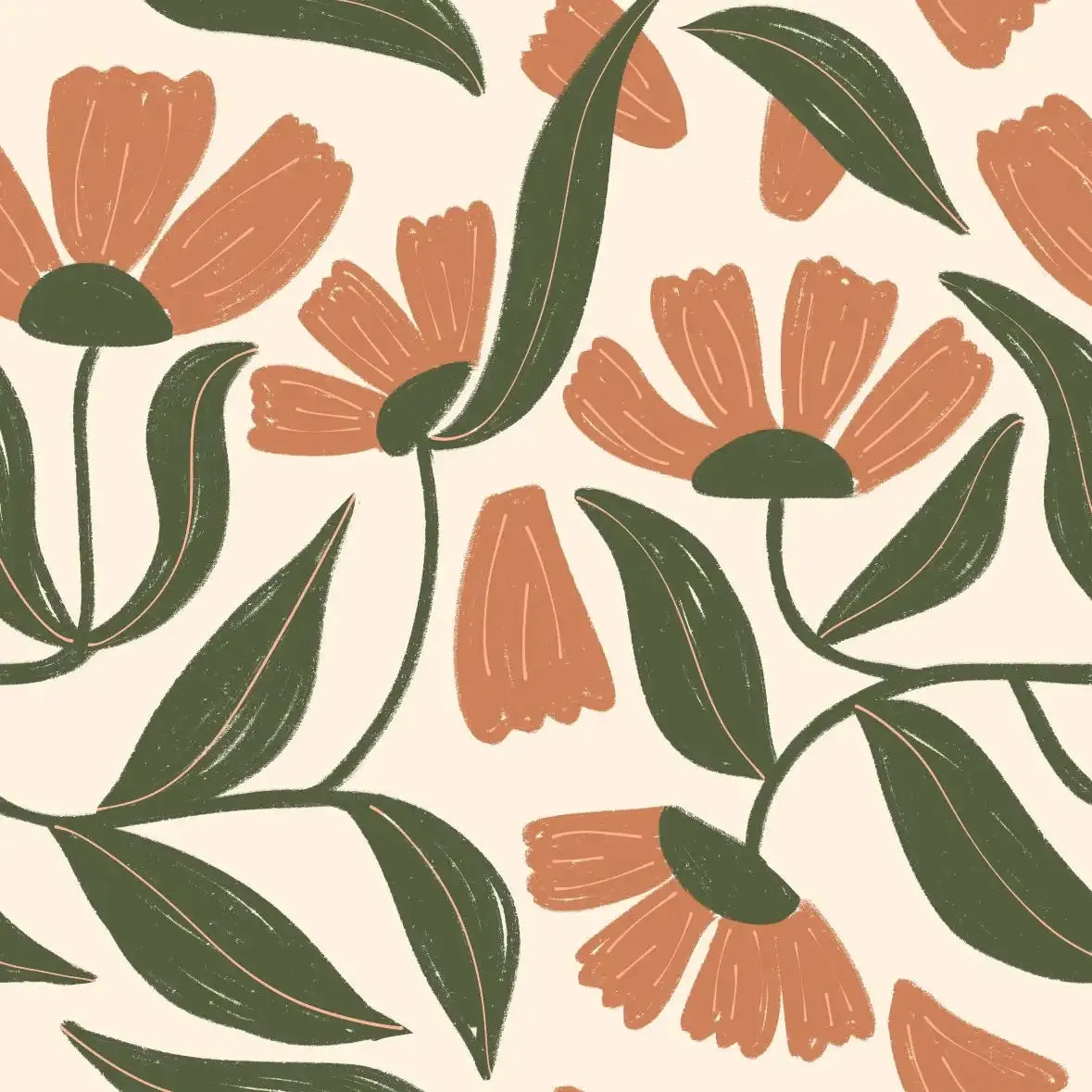 A Floral Pattern Wall Art