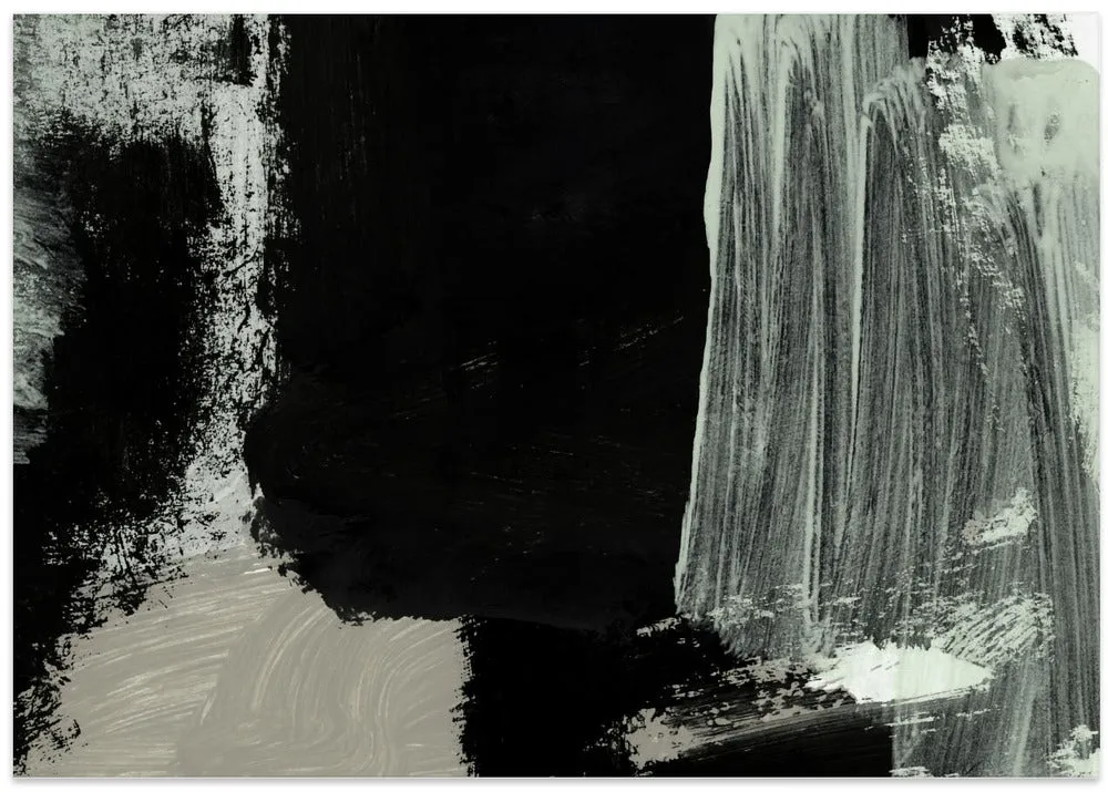 Abstract  Brushstrokes Texture - Stretched Canvas, Poster or Fine Art Print
