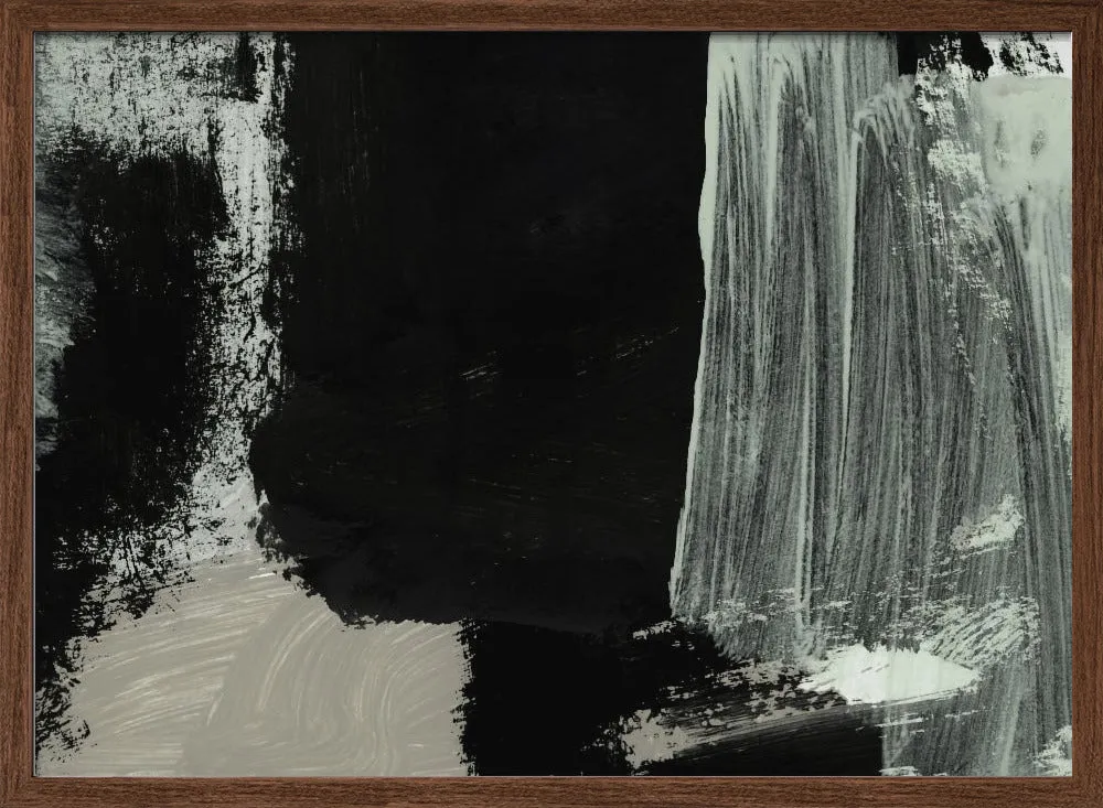 Abstract  Brushstrokes Texture - Stretched Canvas, Poster or Fine Art Print