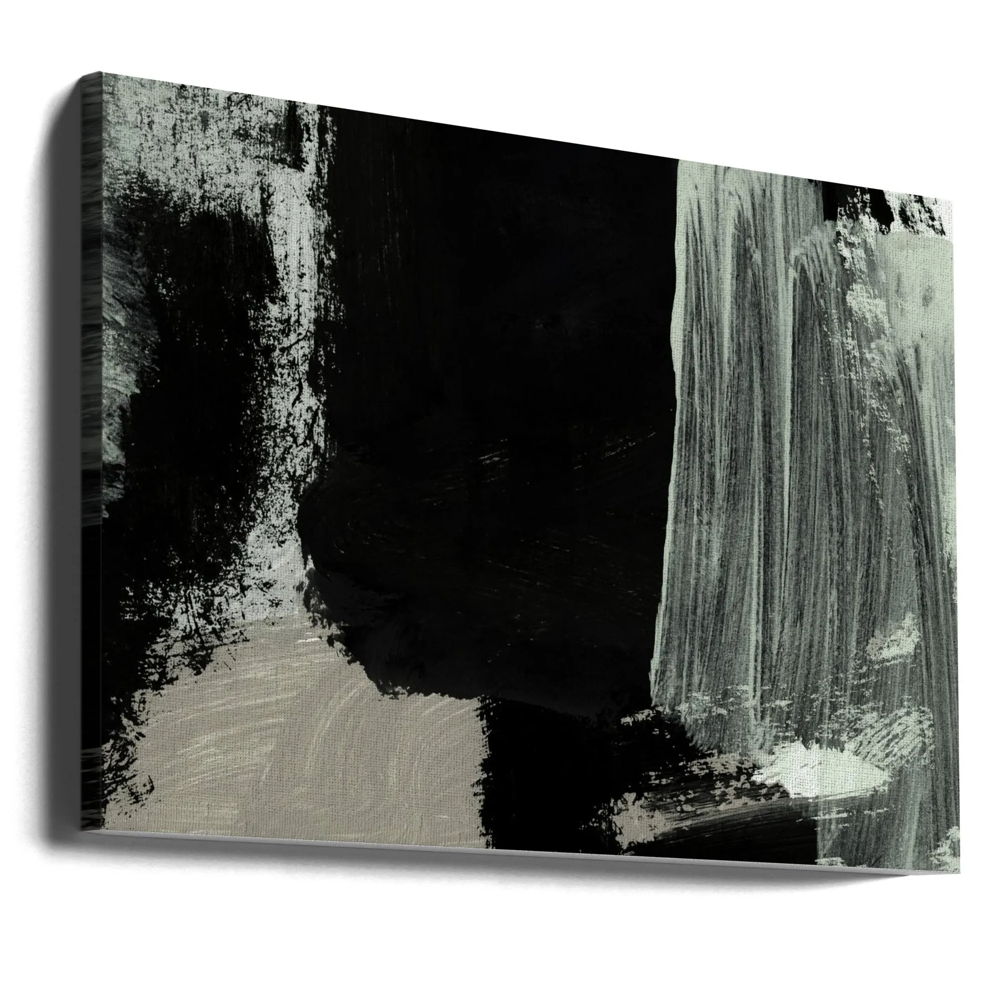 Abstract  Brushstrokes Texture - Stretched Canvas, Poster or Fine Art Print