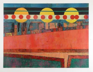 Abstract Cityscape Painting