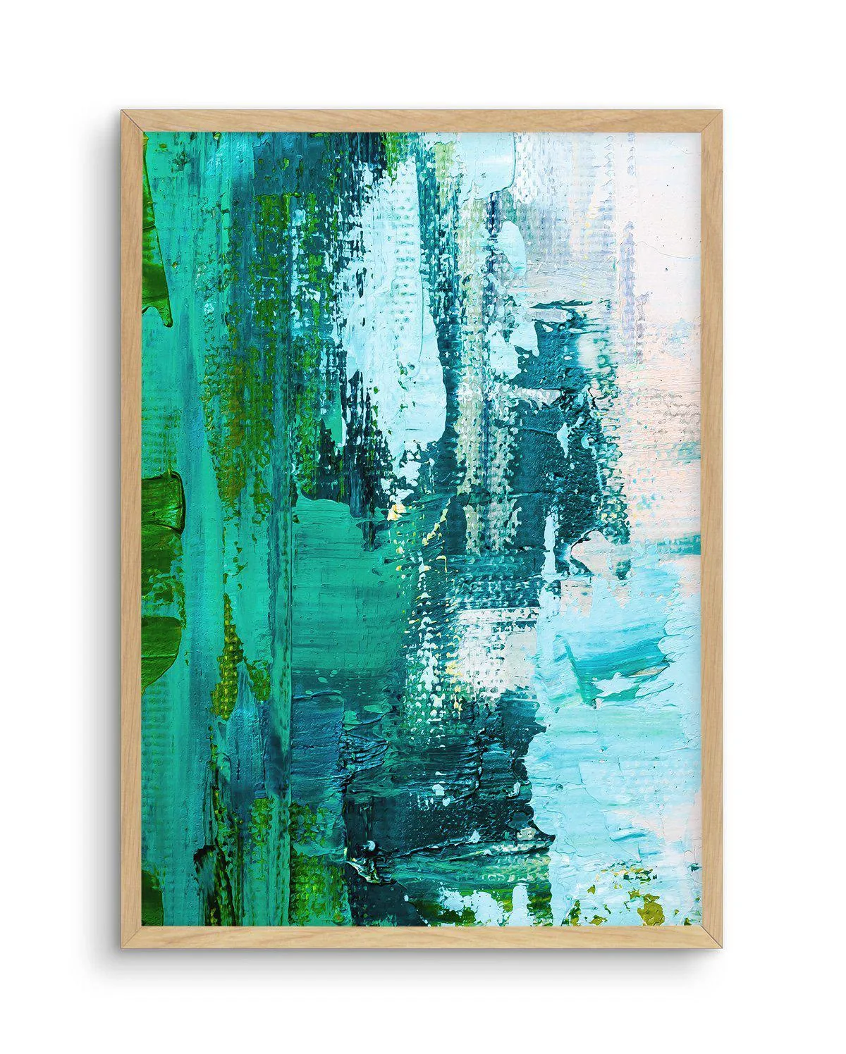 Abstract Green Acrylic I Art Print