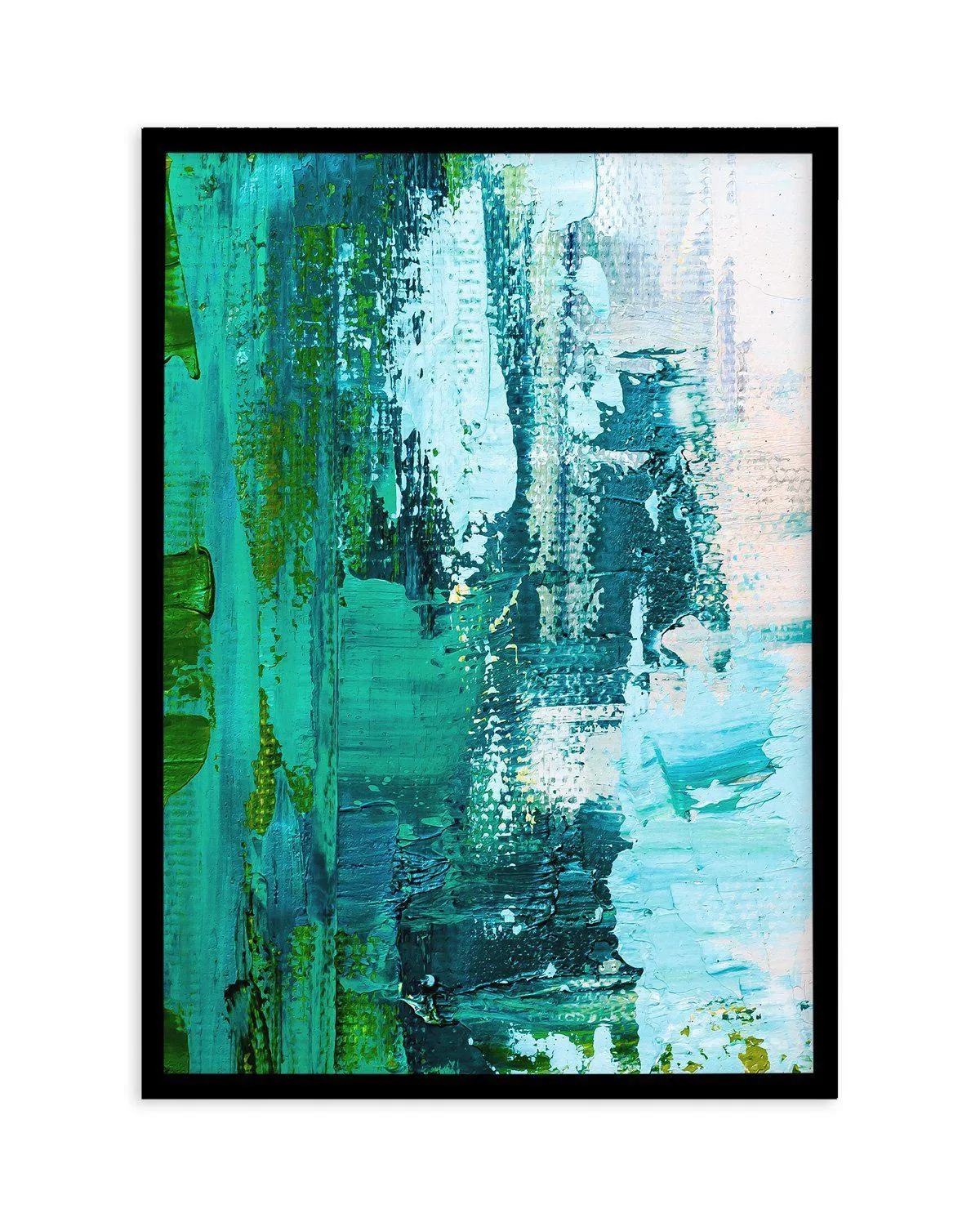 Abstract Green Acrylic I Art Print