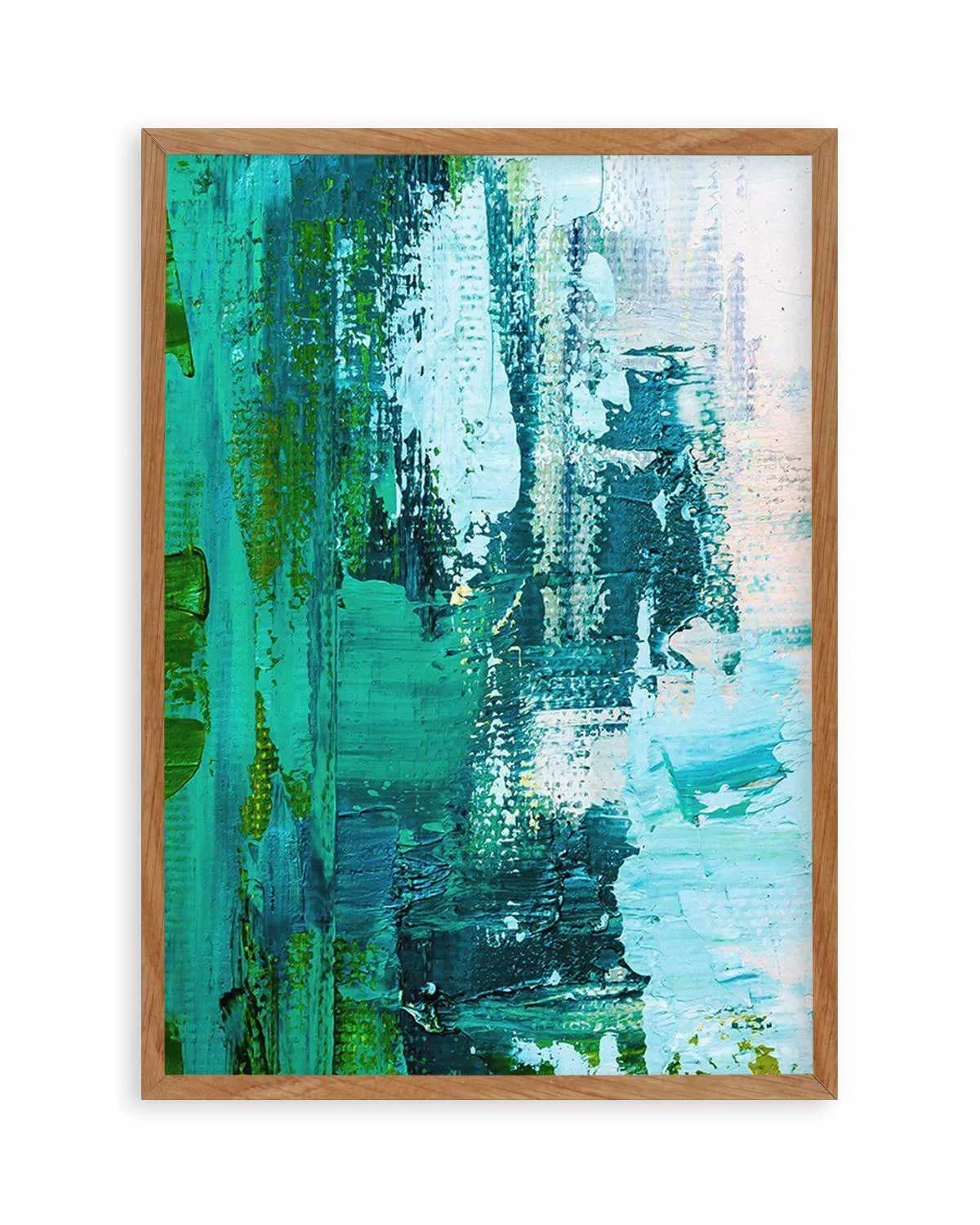Abstract Green Acrylic I Art Print