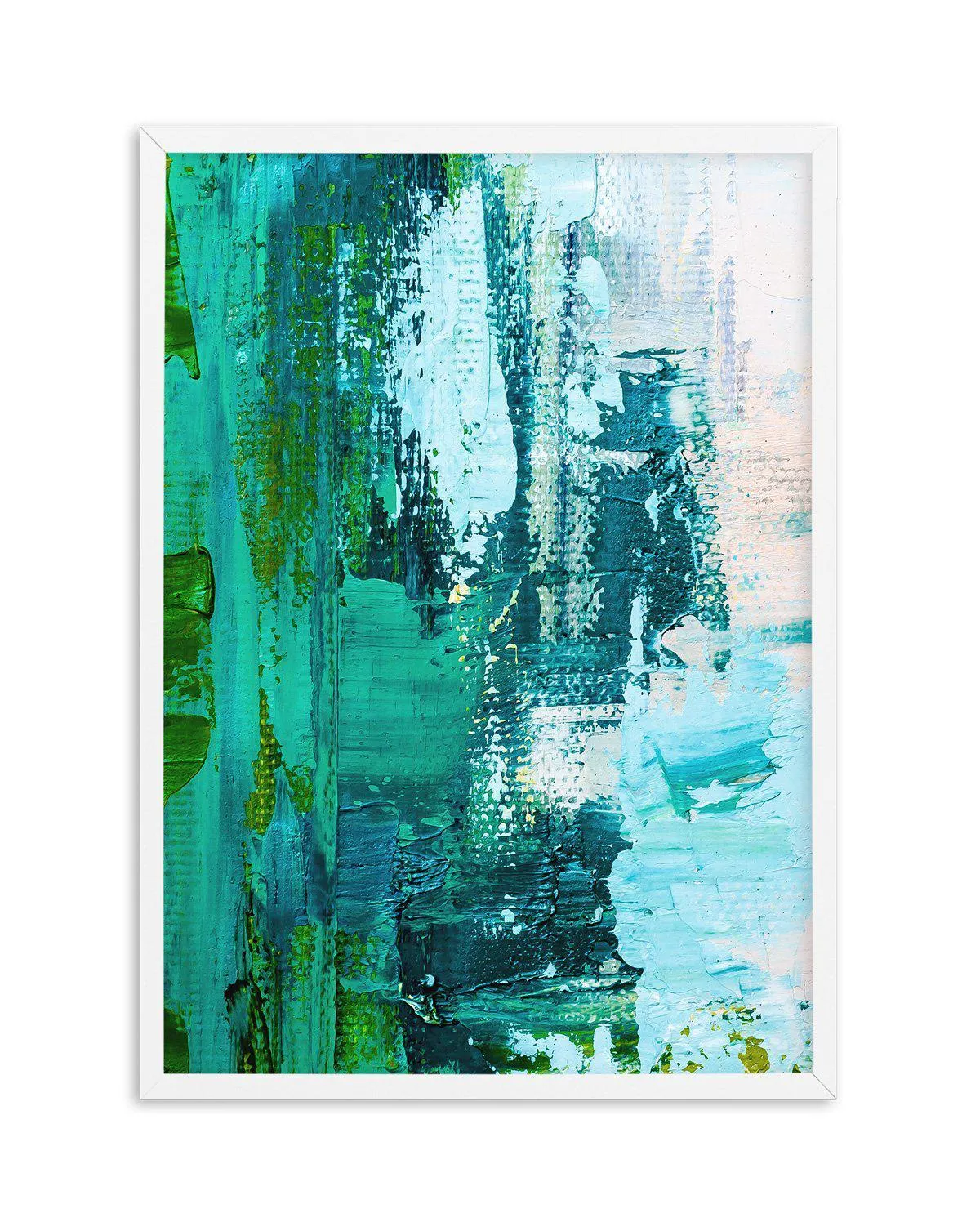 Abstract Green Acrylic I Art Print