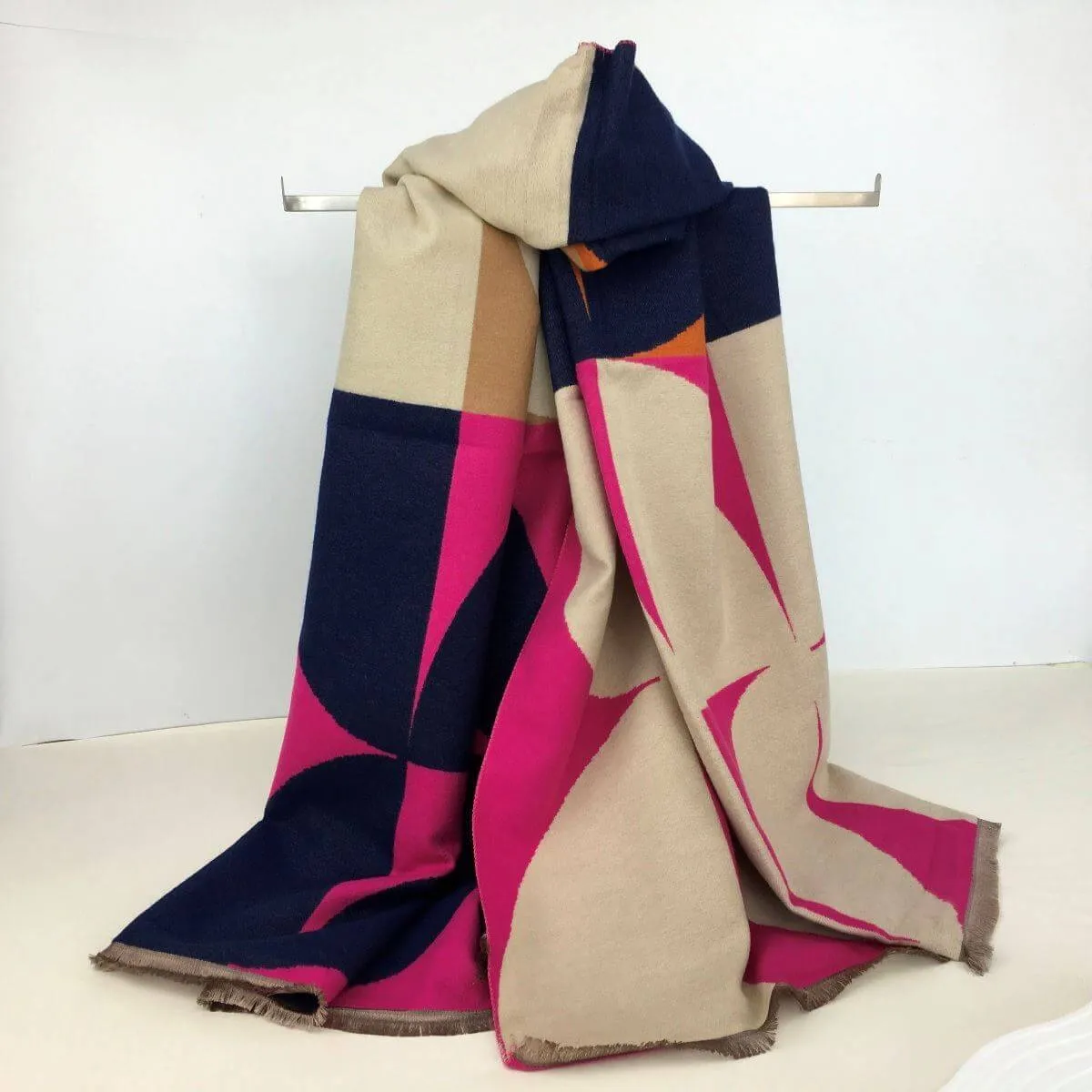 Abstract Large Flower Super Soft Scarf