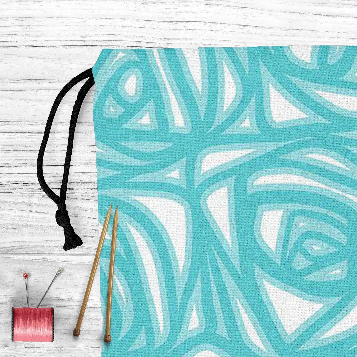 Abstract Pattern D2 Reusable Sack Bag | Bag for Gym, Storage, Vegetable & Travel