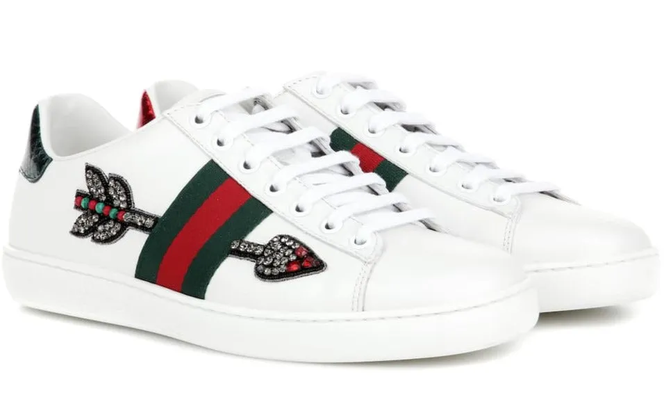 Ace embellished leather arrow