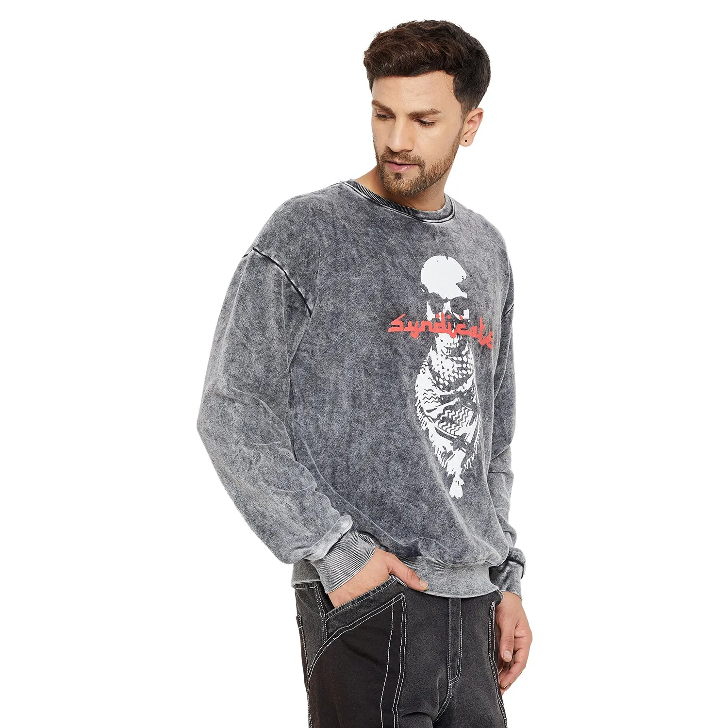 Acid Syndicate Graphic Oversized Sweatshirt