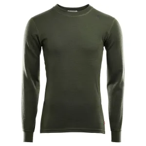Aclima Men&#x27;s WarmWool Crew Neck Olive Night | Buy Aclima Men&#x27;s WarmWool Crew Neck Olive Night here | Outnorth