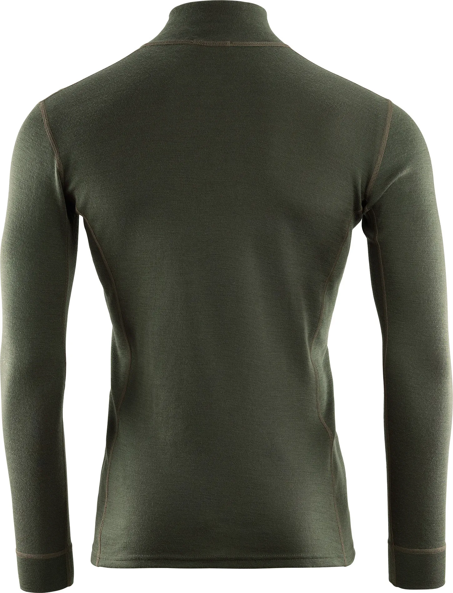Aclima WarmWool Mock Neck with Zip Man Olive Night | Buy Aclima WarmWool Mock Neck with Zip Man Olive Night here | Outnorth