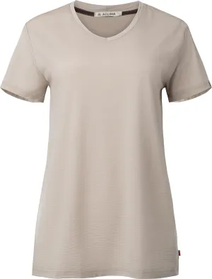 Aclima Women&#x27;s LightWool 180 Loose Fit Tee Simply Taupe | Buy Aclima Women&#x27;s LightWool 180 Loose Fit Tee Simply Taupe here | Outnorth