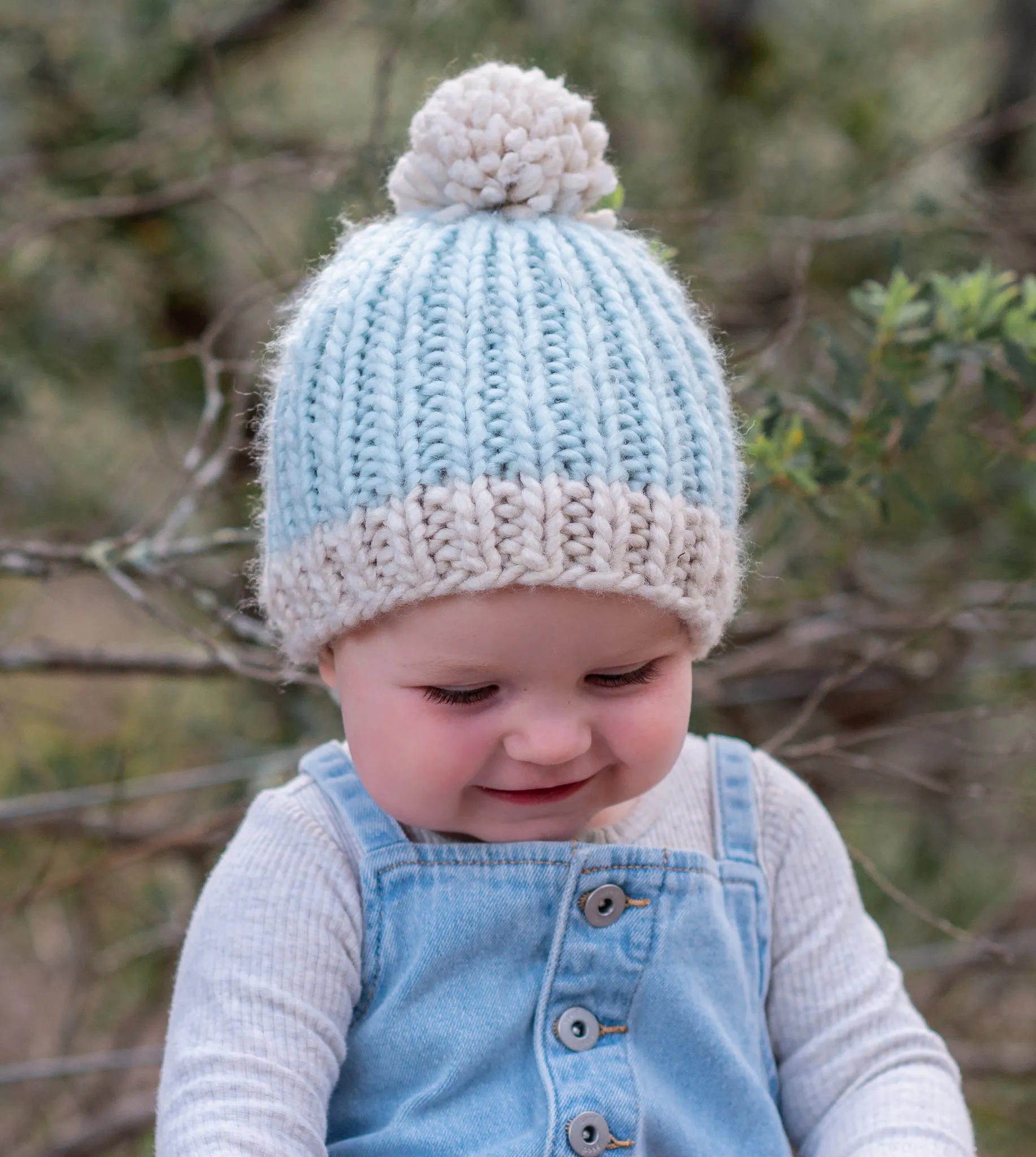 Acorn Traveller Chunky Beanie - Blue
