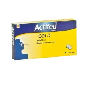 Actifed Cold Tablet 12 PC